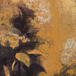 8P(455×333mm)、麻紙・岩絵具・洋箔