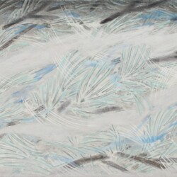 2020、高知麻紙・岩絵具、F6(410×319×17mm)