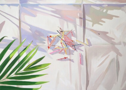 油彩・キャンバス、500×700mm