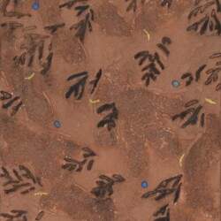 2020、高知麻紙・岩絵具、S.M.(227×158×17mm)