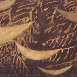 2019、高知麻紙・岩絵具、F0(140×180×17mm)