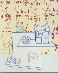 アイスフロー/Ice floe 1000×803㎜、キャンバス,膠,乾性油,顔料