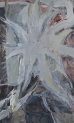 キャンバス、アクリル絵具、455×273mm、