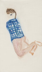 油彩、キャンバス、273×162mm、