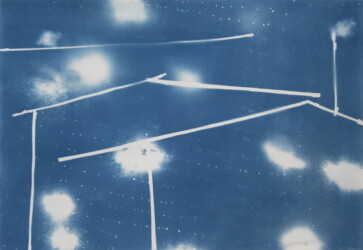 cyanotype on paper、450×650mm、