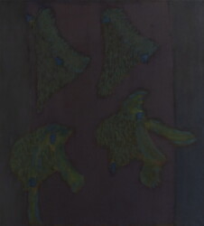 麻布に油彩、803×727mm、