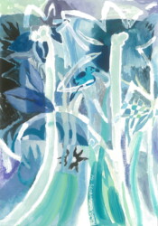 紙、水彩、173×122mm、