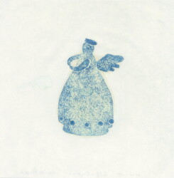 油絵具、アラビアゴム、紙,、