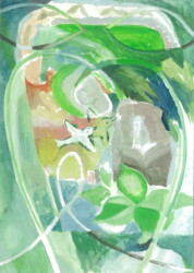 紙、水彩、173×122mm、