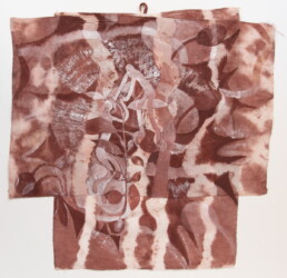 布、ベンガラ、700×460mm、