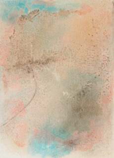 Ustins Dvinskis「vanishing poing / 消失点」顔料、砂、アクリル、紙貼り木製パネル、333x242x22mm、¥35,200 Ustins Dvinskis「vanishing poing / 消失点」顔料、砂、アクリル、紙貼り木製パネル、333x242x22mm、¥35,200