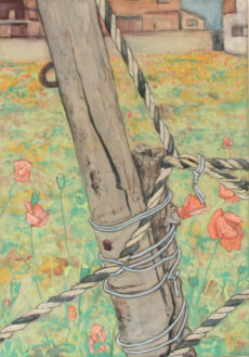 齋藤 梧太「to tie」パネル、雲肌麻紙、岩絵具、水干絵具、227×158×17mm、¥24,200 齋藤 梧太「to tie」パネル、雲肌麻紙、岩絵具、水干絵具、227×158×17mm、¥24,200