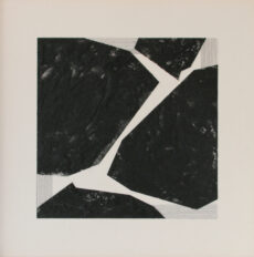 鍛治川 竹大「無題」 木製パネル、和紙、岩絵具、墨、333×333×20mm、額付¥44,000 鍛治川 竹大「無題」 木製パネル、和紙、岩絵具、墨、333×333×20mm、額付¥44,000