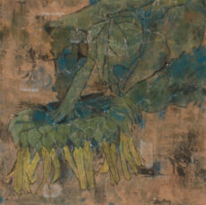 岸本祥太「斜陽」高知麻紙、岩絵具、180×180×20mm、¥33,000 岸本祥太「斜陽」高知麻紙、岩絵具、180×180×20mm、¥33,000
